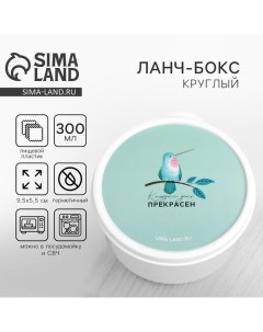 Ланч-бокс «Каждый день прекрасен», 0.3 л Соломон