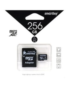 Карта памяти Smart Buy Ultimate microSDXC UHS-I 256GB + адаптер [SB256GBSDCL10-01] Smartbuy