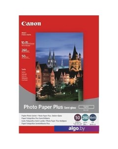 Фотобумага Photo Paper Plus Semi-Gloss SG-201 10x15 50 листов (1686B015) Canon