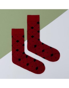 Носки Pattern bordo р. 39-40 (24-26 см) Sl russian brand