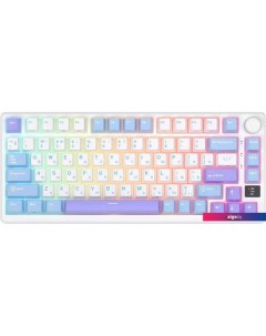 Клавиатура RK-M75 RGB (Taro Milk, RK Silver) Royal kludge