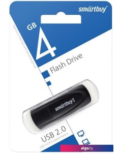 USB Flash Scout 4GB (черный) Smartbuy