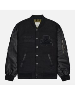 Мужская куртка бомбер Leather MA-1 Varsity Alpha industries