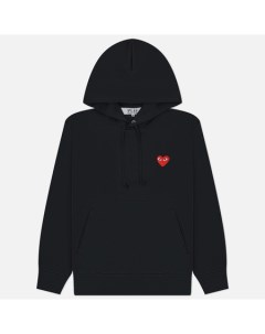 Мужская толстовка Red Heart Emblem Hoodie Comme des garçons play