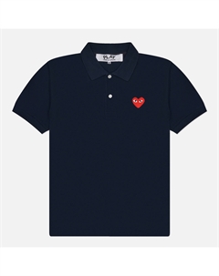 Мужское поло Red Heart Emblem Comme des garçons play