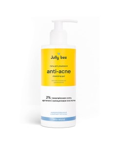 Гель для умывания для жирного и комбинированного типа кожи лица Anti-acne Cleansing Gel Jully bee