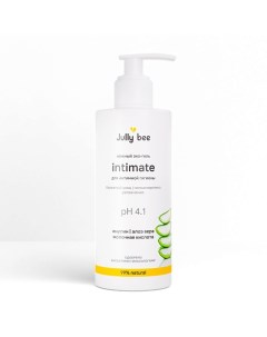 Гель для интимной гигиены с эфирными маслми бергамота и лемонграсса Intimate Jully bee