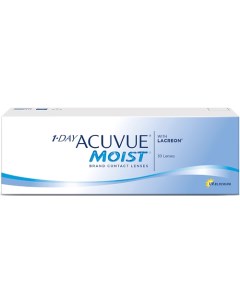 Однодневные контактные линзы 1-DAY MOIST with LACREON Acuvue