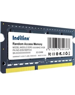 Оперативная память 4ГБ DDR3 SODIMM 1600 МГц IND-ID3N16SP04X Indilinx