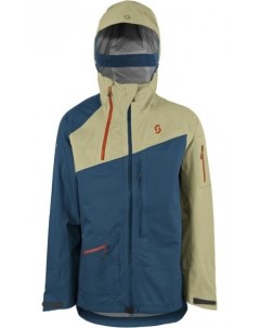 Куртка горнолыжная Jacket Vertic 3L Sahara Beige/Eclipse Blue Scott