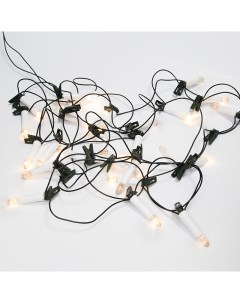 Гирлянда светодиодная Свечи 4м 20 LED теплый белый 303-083 Neon-night