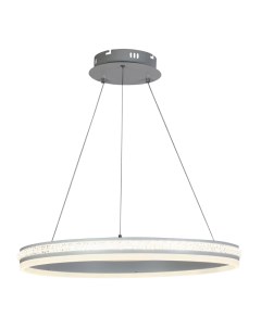 Светильник подвесной (LED) DK6040/1 136Вт кисть серебро Белсвет