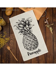 Полотенце кухонное Pineapple 35х60 см, 100% хлопок, 160г/м2 Доляна