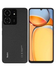 Смартфон Redmi 13C, 6.74", 4Гб, 128Гб, 50 Мп, 2 Мп, 2 Sim, LTE, NFC, 5000мАч, черный Xiaomi