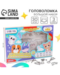 Металлическая головоломка 30 шт "Корея" Puzzle