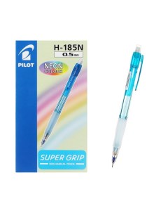 Карандаш механический Super Grip Neon, 0.5 мм, резиновый упор, корпус синий Pilot