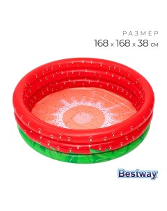 Бассейн надувной Sweet Strawberry, 168?168?38 см, 51145 Bestway