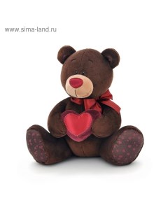 Мягкая игрушка «Медведь Choco», с сердцем, 70 см Orange toys