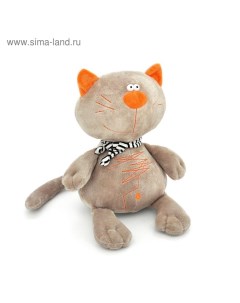 Мягкая игрушка «Кот Батон», 20 см, цвет серый Orange toys