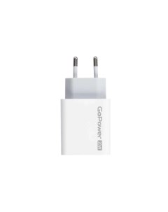 Сетевое зарядное устройство GPQC08, 1 USB, 1 Type-C, 20 Вт, 3 А, белое Gopower