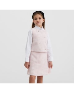 Жилетка для девочки, :Party Dress, цвет розовый, рост 122 см Minaku