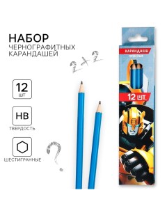 Карандаш простой, 12 штук, Трансформеры Hasbro