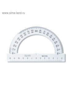 Транспортир 180°/12.5 см, прозрачный Koh-i-noor