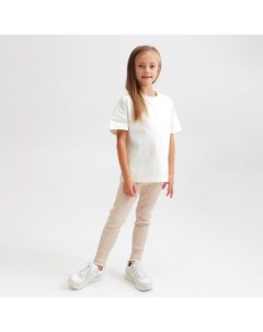 Лосины для девочки : Casual Collection KIDS цвет бежевый, рост 110 Minaku