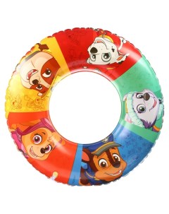 Круг надувной, для плавания, детский, 55 см., цвет жёлтый Paw patrol