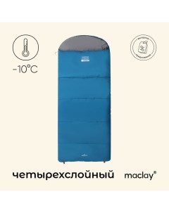 Спальный мешок camping comfort cold, одеяло, 4 слоя, правый, 220х90 см, -10/+5°С Maclay