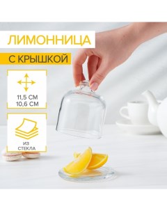 Лимонница стеклянная с крышкой Basic Pasabahce