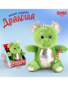 Мягкая игрушка на новый год «Дракоша с леденцом» Milo toys