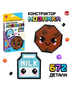 Конструктор мозаика «Pixi. Печенька», 672 детали Unicon