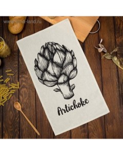 Полотенце кухонное Artichoke 35х60 см, 100% хлопок, 160г/м2 Доляна