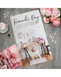 Полотенце "" Romantic day 40х73 см, 100% хлопок, саржа 190 гр/м2 Этель