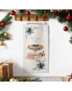 Полотенце " New Years treat" 40х73 см, 100% хлопок, саржа 190 г/м2 Этель