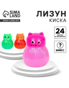 Лизун - слайм «Киска», цвета МИКС Funny toys