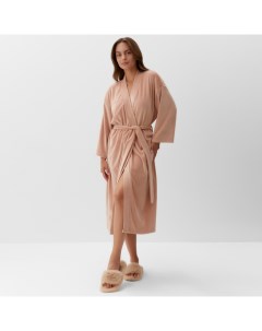 Халат женский Plushy р. 48-50, бежевый Kaftan