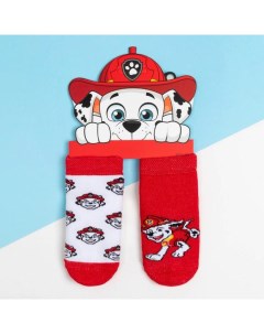 Набор носков Маршал, 2 пары, 12-14 см Paw patrol