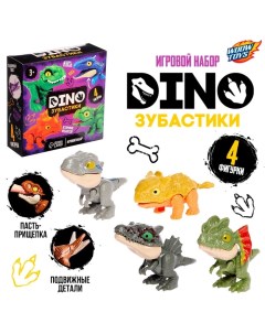 Игровой набор «Dino. Зубастики», подвижные детали, 4 фигурки динозавров Woow toys