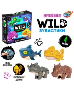 Игровой набор «Wild. Зубастики», подвижные детали, 4 фигурки Woow toys