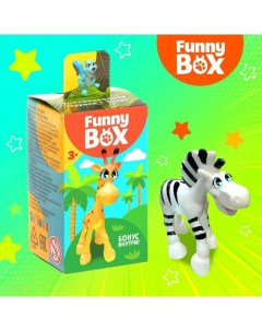 Игровой набор Funny Box «Зоопарк»: карточка, фигурка, лист с наклейками Woow toys