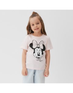 Футболка Disney "Minnie Mouse", рост 122-128 (34), розовый МИКС Kaftan