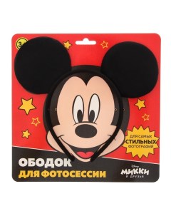 Ободок для волос с ушками, детский, Микки Маус Disney