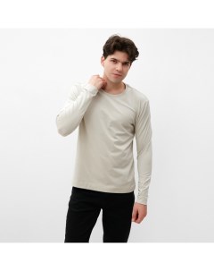 Лонгслив мужской Men's casual размер 46, серо-бежевый Mist