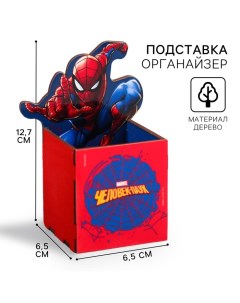 Органайзер для канцелярии, 6.5х6.5х7 см, Человек-паук Marvel