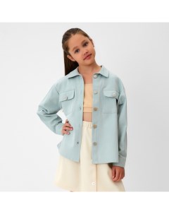 Рубашка для девочки : Casual collection KIDS цвет мятный, рост 158 Minaku