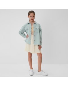 Рубашка для девочки : Casual collection KIDS цвет мятный, рост 140 Minaku