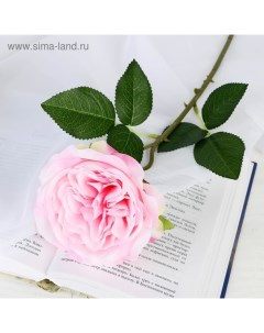 Цветок искусственный "Роза Прима" 11х45 см, розовый Poetry in flowers