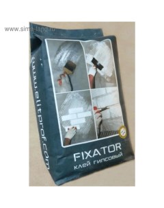 Клей гипсовый "FIXATOR" 4 кг Элитпроф